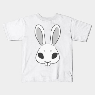 White rabbit mask Kids T-Shirt